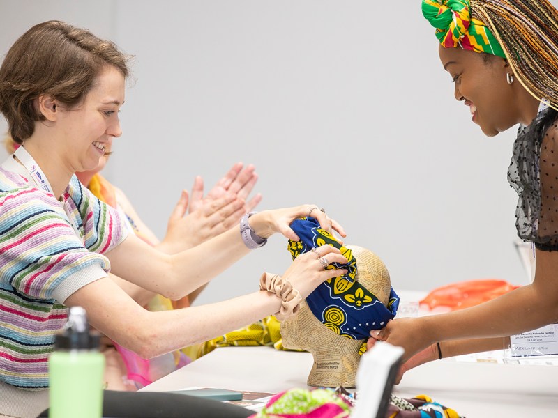 Fashion, Culture, and Memory – Kiyana Wraps at the SPIN-D Festival of Science and Arts of Brain Health and Dementia&nbsp;2025